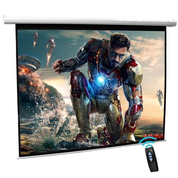 iView 200x200cms Electric Projector Screen with Remote Control